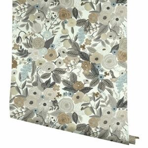 Garden Party Premium Peel + Stick Wallpaper- Linen Multi